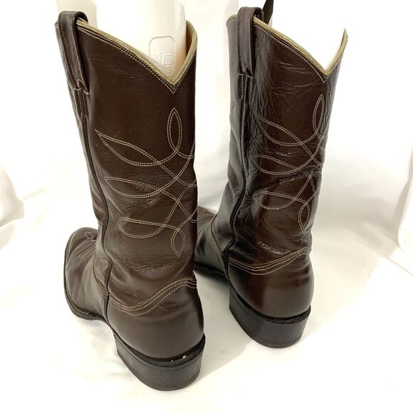 Nocona 4761 Brown Western Boots Men’s 8.5 EE, Brown - Picture 8 of 12